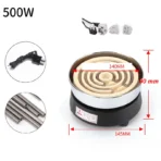 220V Kitchen Lab mini Electric stove electric household furnace thermostat hot milk cooker travel Hot Plate Hot Cook Heater - Image 5