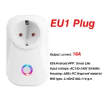 EU Smart Plug WiFi Socket power energy meter 10A/16A Power Monitor Wattmeter Timing Function  watt meter Tuya SmartLife APP - Image 12