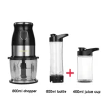 High Speed Multi Function 500W Food Processor Meat Grinder Portable Personal Mini Blender Mixer Juicer Dry Grinder 800ml Chopper - Image 10