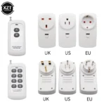 Smart Home Plug Wireless Power Outlets Light Switch Socket US EU UK 16A Electrical Smart Plug 433MHz Remote Control