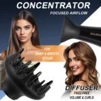 6-Level Professional Hair Dryer Salon Industrial Grade Quick Drying High Temperature Hair Styling Tool Barbecue for Home - Image 5