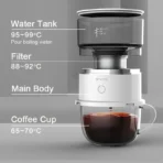 New Mini Portable Drip Coffee Maker for Office Home Outdoor Cordless Automatic Espresso Coffee Machine Easy To Operate Best Gift - Image 6