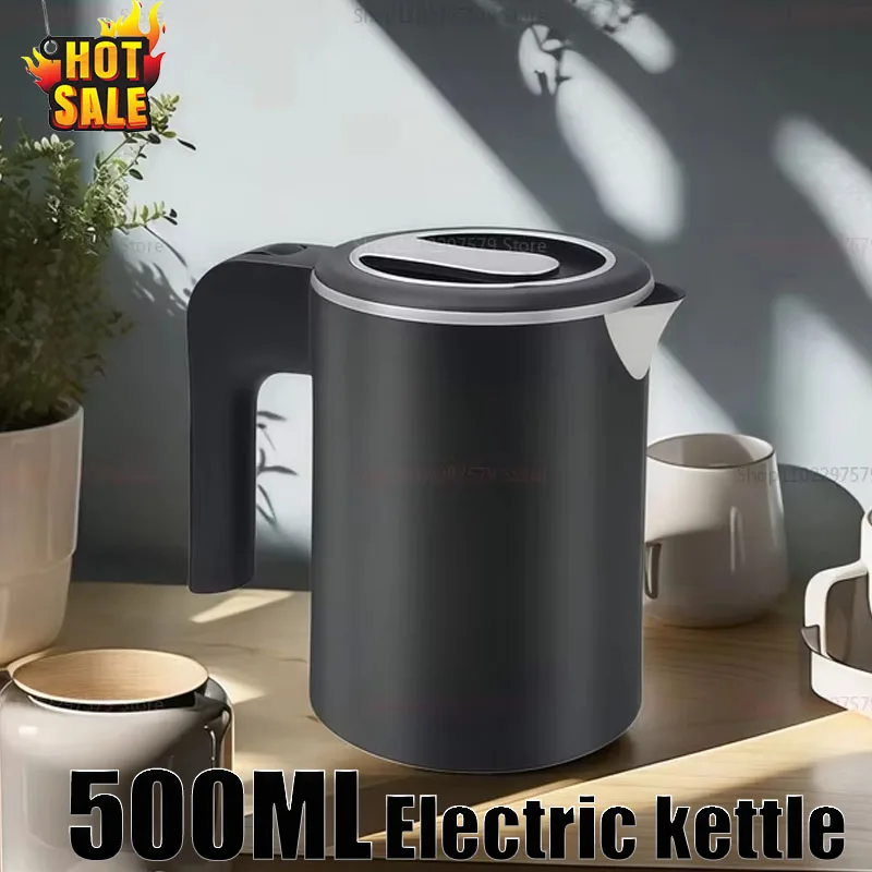 S04479b792caf429d90ddde9d01fc9441X.webp 2025 New Electric Kettle Stainless Steel Auto Shut Off Dry Boil Protection Portable Travel Kitchen Appliance for Home Offices. - Image 1