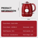 European-style retro electric kettle, 3L large capacity, constant temperature and heat preservation, a great home item - Image 6