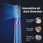 Multifunction Hair Dryer 5 in 1 Hot Air Comb Automatic Curling Rod Straight Hair Comb Hair Dryer Salon Style Tool Fast Dry - Image 2