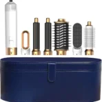 6 in 1 Multifunctional Hair Tool Blow Dryer Curler Ionic Hot Air Brush Straightener with Detachable Head - Image 9