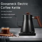 Electric Kettle 0.9L Temperature Control Stainless Steel Inner Quick Heating 1200W Electric Kettles for Pour Over Coffee Tea - Image 3