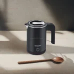 2025 New 500ml Electric Kettle Stainless Steel Portable Smart Kettle Anti-burning Dry Boil Travel Home Office Kitchen Appliance. - Image 4