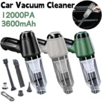 Suitu Car Mounted Vacuum Cleaner, Wireless Home and Car Dual-purpose Dry and Wet Vacuum Cleaner, High-power Portable Handheld VA - Image 3