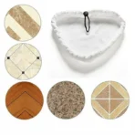 Steam Mop Covers Triangle Washable Microfibre Cloth Cleaning Pad Steam Mop Pads Replacement Washable Steamer Cleaner Accessories - Image 3