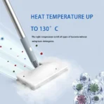 Steam Mop Cleaner for Home, High Temperature Steam Cleaner Air Conditioning Kitchen Cleaning Machine Steam Mop for All Floors - Image 2