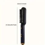 1 piece of straight hair comb, 2-in-1 electric straight hair curling styling tool, multifunctional straight hair straightener - Image 6