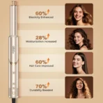 Hair Dryer 8 in 1 Hair Styler Tools Complete Set Salon Brushless Motor 110000rpm Professional Blower Dryerr With Comb - Image 2