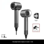 5 in 1 Professional Hair Dryer, with Hot and Cold Air Functionality - Lightweight and Thermostatic Styling Tool for Smooth Hair - Image 7