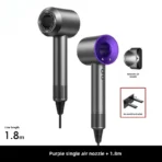 5 in 1 Professional Hair Dryer, with Hot and Cold Air Functionality - Lightweight and Thermostatic Styling Tool for Smooth Hair - Image 14