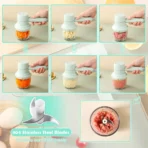 Electric Food Processors Set Portable Blender Mixer Kitchen Tools Hand Mixer Milk Frother Egg Beater Cake Baking Kneading Mixer - Image 6