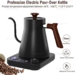 Electric Kettle 0.9L Temperature Control Stainless Steel Inner Quick Heating 1200W Electric Kettles for Pour Over Coffee Tea