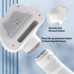 3-in-1 Quiet Pet Hair Dryer, Pet Grooming Brush, Hot Air Brush For Grooming And Hair Removal, Smooth And Efficient Drying - Image 5