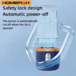 Portable Blender Bottle Electric 6 Blades Multifunction Juice Blender Fresh Juice Smoothie Blender Ice CrushCup Food Processor - Image 3