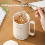 New Small 400ml Electric Kettle Portable 300W Multifunctional Travel Home Stainless Steel Electric Stew Cup Health Pot - Image 3