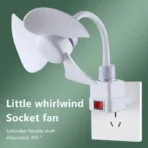 Desktop Electric Fan 5W Small Cooling Fan E27 Screw Home Ceiling Fan For Kitchen Bedroom Dormitory Living Room Study Table Fans - Image 2