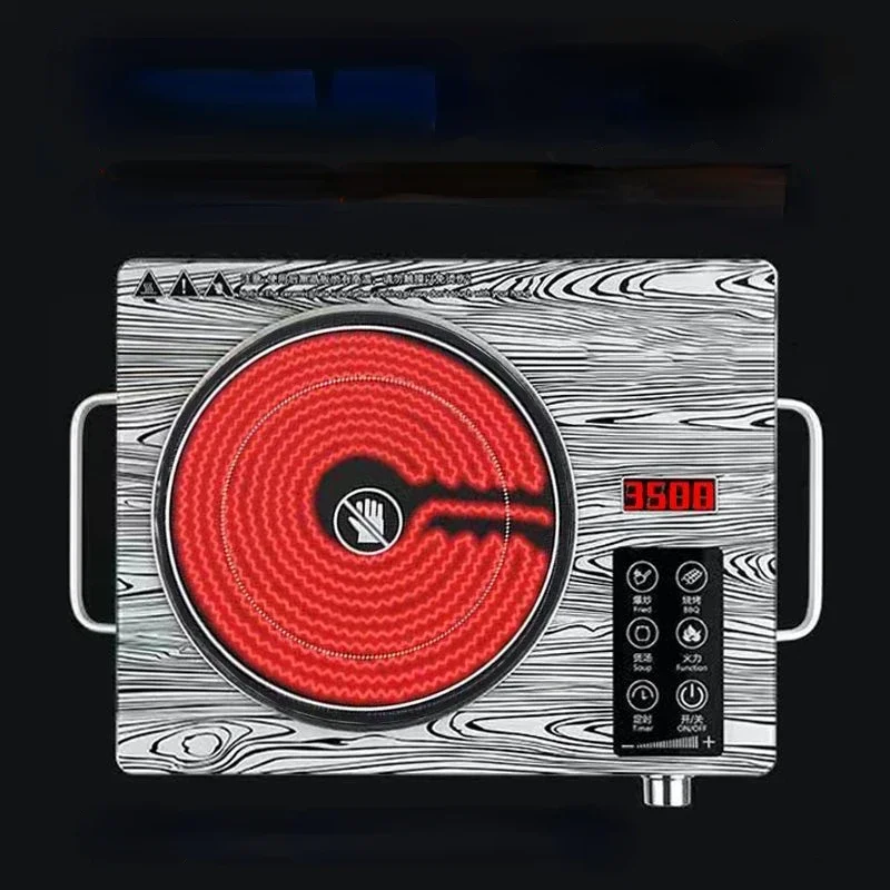 S2a18df5b5f2a4daa87f39646ffbfc038N.webp Electric ceramic stove household multifunction 3500w stir fry small induction cooker high-power electronic stove - Image 1