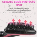 Hair Dryer Brush Portable Hot Air Brush Blow Dryer with Comb One Step Hair Dryer Comb Blower Brush Hair Straightener - Image 3