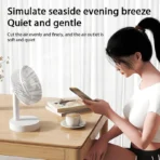 USB Small Electric Fan Home Dormitory Office Desktop High Wind Fan Portable Cooling fan Table Air circulators Fans Air Cooler - Image 5