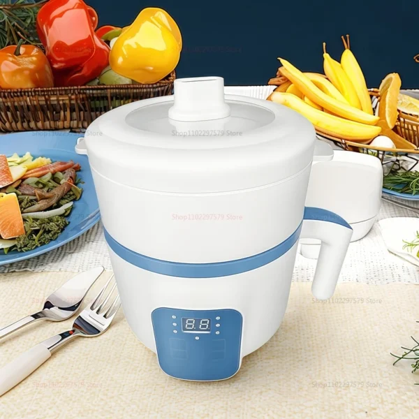 Electric Rice Cooker 220V Double Layer Non-Stick Multi Cooker Smart Mechanical Steamed Rice Pot for Home Kitchen Meal Prep