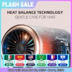 Hair Dryer, High-Speed Electric Turbine Airflow, Low Noise, Constant Temperature And Quick Drying, Suitable For Home Salons. - Image 6