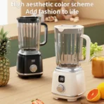Portable Fruit Juice Blenders 10 Blades Electric Juicer Cup Machine 10 Blades 600ML Multifunctional Juicer Ice Crusher Blender - Image 4