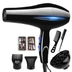 Hair Dryer 2200W Professional Powerful Hair Dryer Fast Heating Hot And Cold Adjustment Ionic Air Blow Dryer with Air Collecting - Image 5