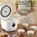 3L Smart Multi Purpose Cooker Digital Electric Mini Rice Cookers with Non-stick Coating Ceramics Inner Pot Rice &Soup Separation - Image 3
