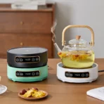 1500W electric ceramic stove, tea stove, electric heating plate, electric furnace, portable mini glass cup heater, 110V - Image 5
