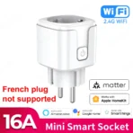 Matter WiFi Smart 16A/20A Plug EU Smart Socket Power Outlet Home Appliance for HomeKit SmartThings Works with Siri Alexa - Image 7