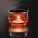 Portable Car Rice Cooker 2L Electric Truck Multi-Cooker Soup Porridge Cooking Food Steamer Electric Lunch Box 12V or 24V - Image 4