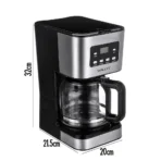 SK 950W Electric Coffee Maker, Semi-automatic Small Milk Jug, Moka Jug, Anti-drip and Perfect for Home or Office - Image 3