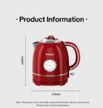 European-style retro electric kettle, 3L large capacity, constant temperature and heat preservation, a great home item - Image 7