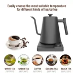 1200W Gooseneck Electric Kettle with Temperature Control Electric Kettle for Coffee and Tea Kettle Coffee Pot 110v/220v - Image 4