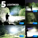 Rechargeable  Flashlight Super Bright Portable Ultra Power Long Range Tactical Torch Lamp Outdoor Emergency Camping Lantern - Image 3