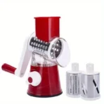 1 Set Super Efficient 3-in-1 Cheese Grater & Vegetable Slicer - Manual Food Processor for Effortless Kitchen Prep - Image 7