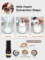 Cafelffe 3 In1 Portable Coffee Machine Hot/Cold Water Manual Espresso Maker For Capsule & Ground Hand Press Brewer hiking Travel - Image 3