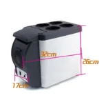 NEW 6L Portable Compact Mini Fridge 12V Car Refrigerator Freezer for Camping Traveling Electric Cool Box Summer Outdoor Fridge - Image 9