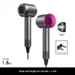 5 in 1 Professional Hair Dryer, with Hot and Cold Air Functionality - Lightweight and Thermostatic Styling Tool for Smooth Hair - Image 8