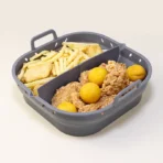 Square Silicone Air Fryer Liners Reusable Silicone Basket Easy to Clean Air Fryers Pot for 5.8 to 8 Qt Air Fryer Baking Tray - Image 2