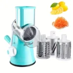 1 Set Super Efficient 3-in-1 Cheese Grater & Vegetable Slicer - Manual Food Processor for Effortless Kitchen Prep - Image 2