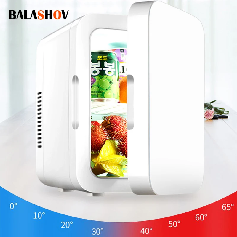 S4f5c0b2a561b4c5f92a94d7a5fea501dK.webp Mini Refrigerator Portable Cooler Compact Refrigerator 12V/220V For Car Truck Kitchen Home Use Picnic Camping Silent friger - Image 1