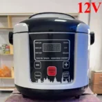 12V 24V Portable Electric Rice Cooker 2L Timing Reservation Food Heating Cooking Steamer Soup Stew Pot Steamer Cooker - Image 2