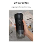 Car Coffee Espresso Maker Portable Coffee Maker 2 In 1 Small Travel Espresso Machine Heating Extraction For RV - Image 3