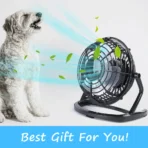 Desk USB Silent Fan Cooler For Laptop Notebook PC Desktop Summer Cooling Fans 180 Degree Rotation 4 Blades USB Mini Fan - Image 5